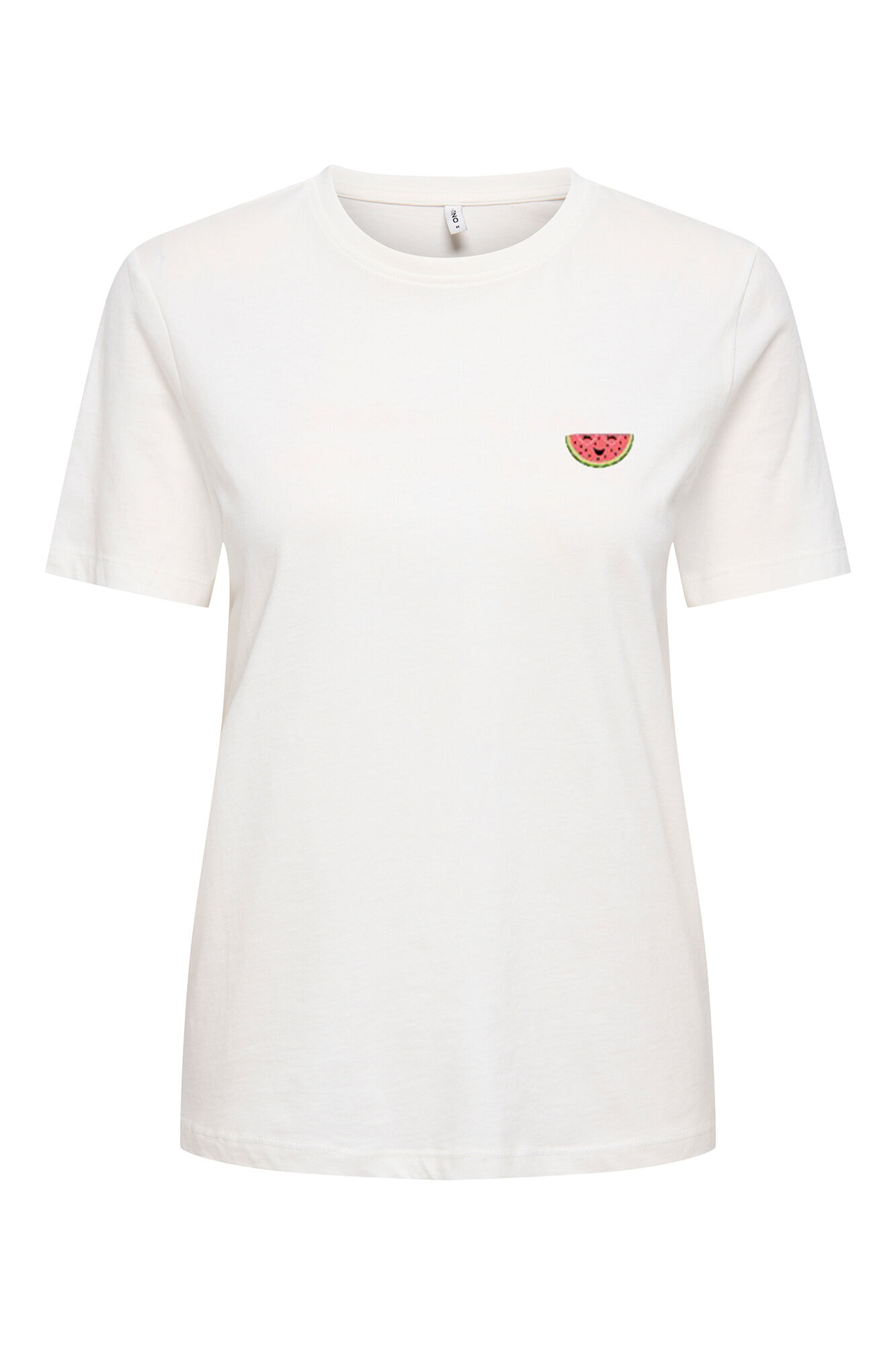 Only Camiseta b&aacute;sica de manga corta