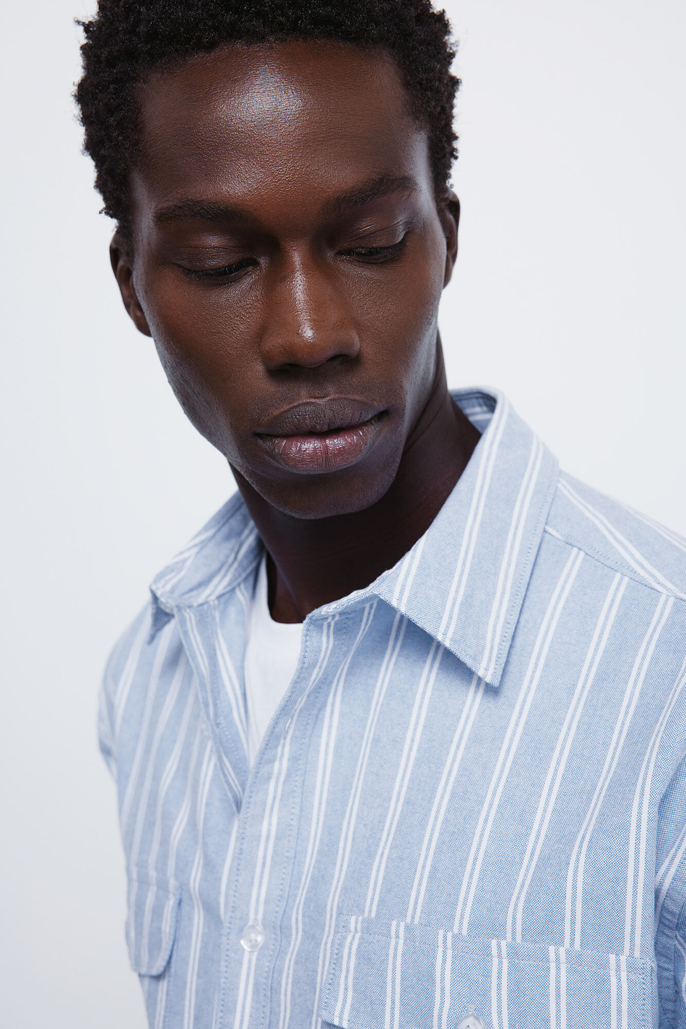 Springfield Striped Oxford shirt with pockets