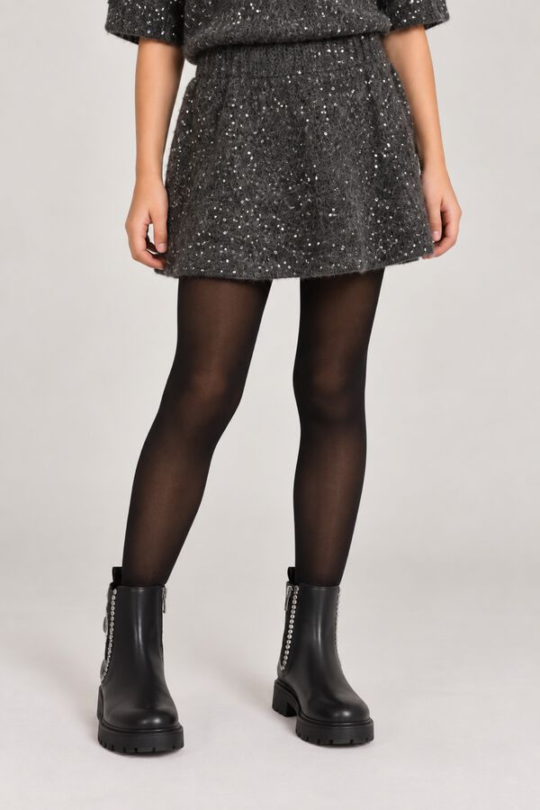 Name It Shimmer knit skirt black