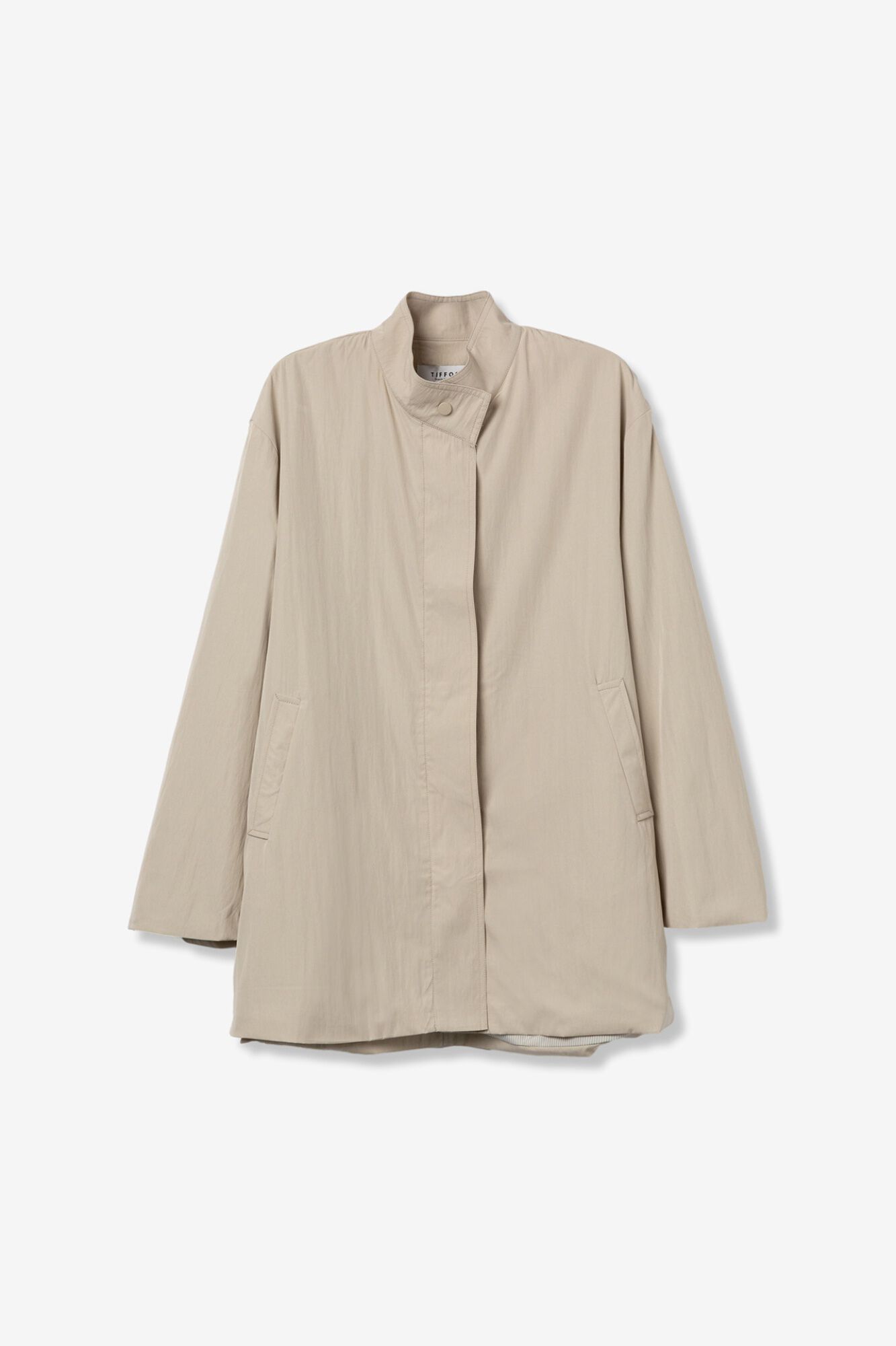 Tiffosi Casaco com gola alta oversize