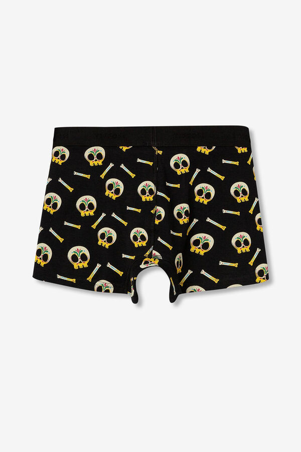 Tiffosi Boxers con estampado de calaveras negro