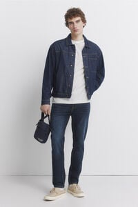 Springfield Jeans lavagem escura slim fit