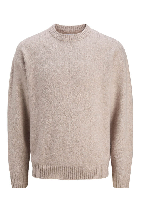 Jack & Jones Jersey de punto b&aacute;sico gris