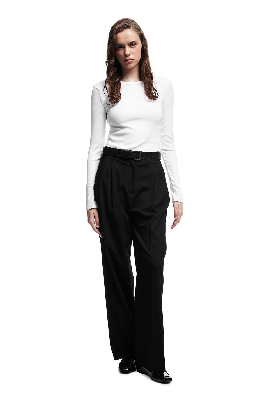 Camiseta de cuello redondo