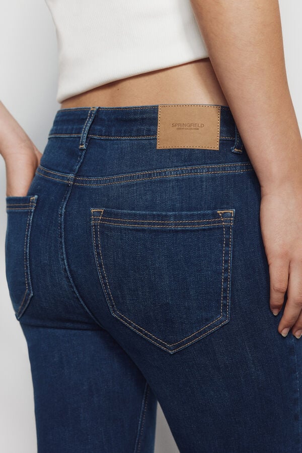 Springfield Cal&ccedil;as jeans flare azul