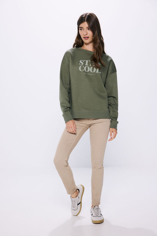 Springfield "Stay cool" sweatshirt khaki