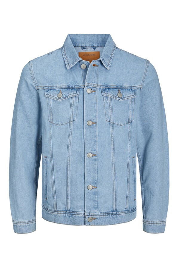 Springfield Denim windbreaker jacket bluish