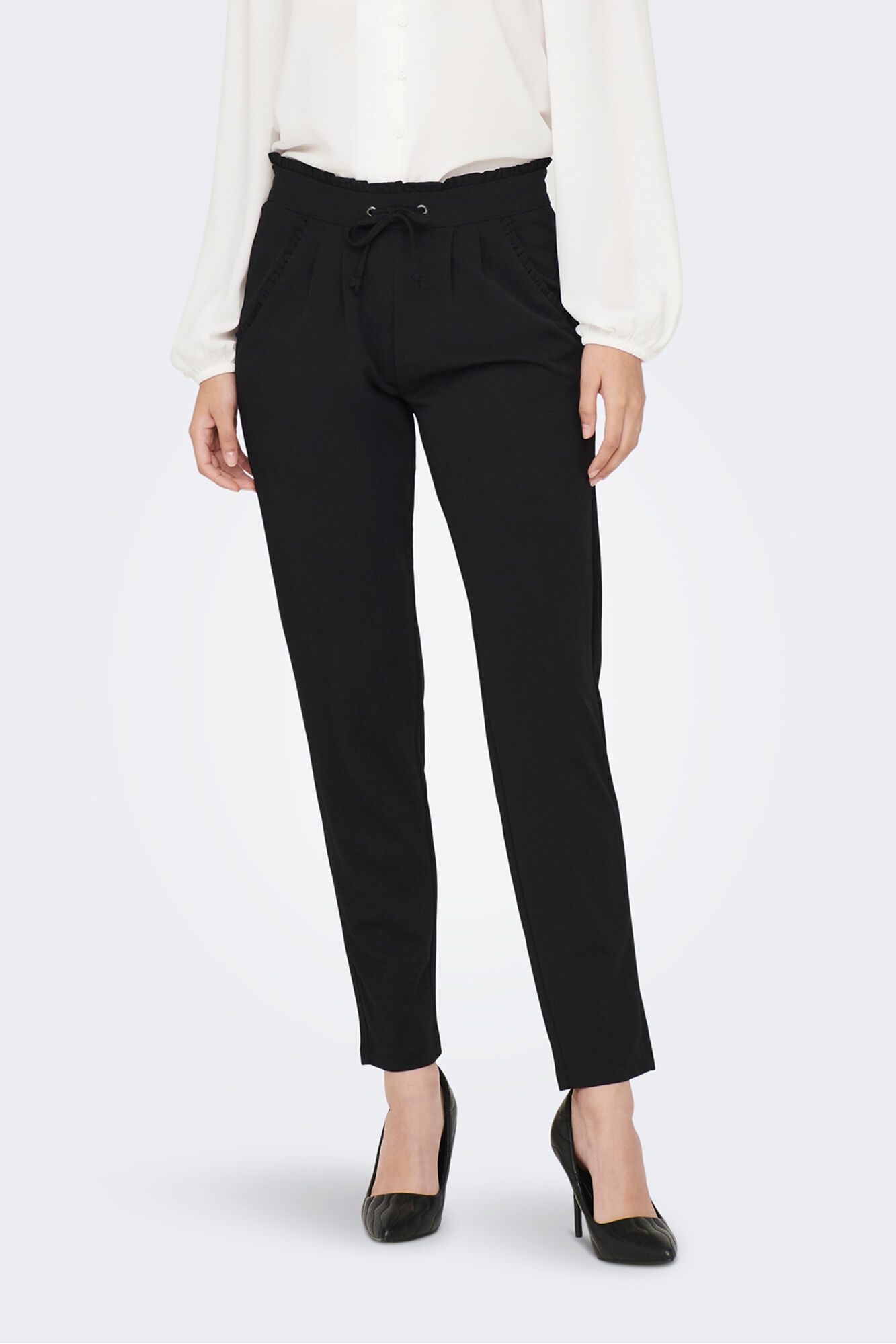 JDY Pantal&oacute;n recto pinzas