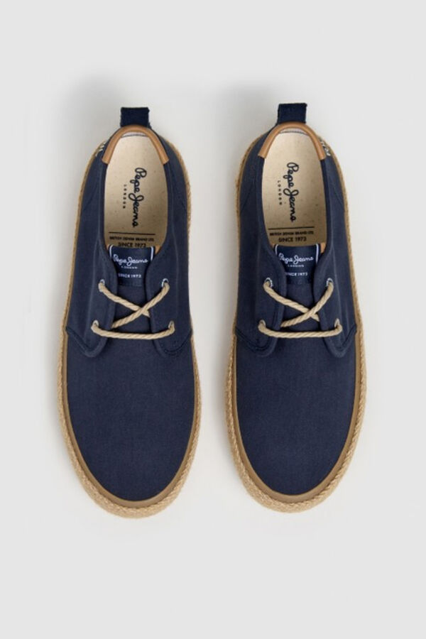Pepe Jeans Zapatos cl&aacute;sicos de algod&oacute;n azul