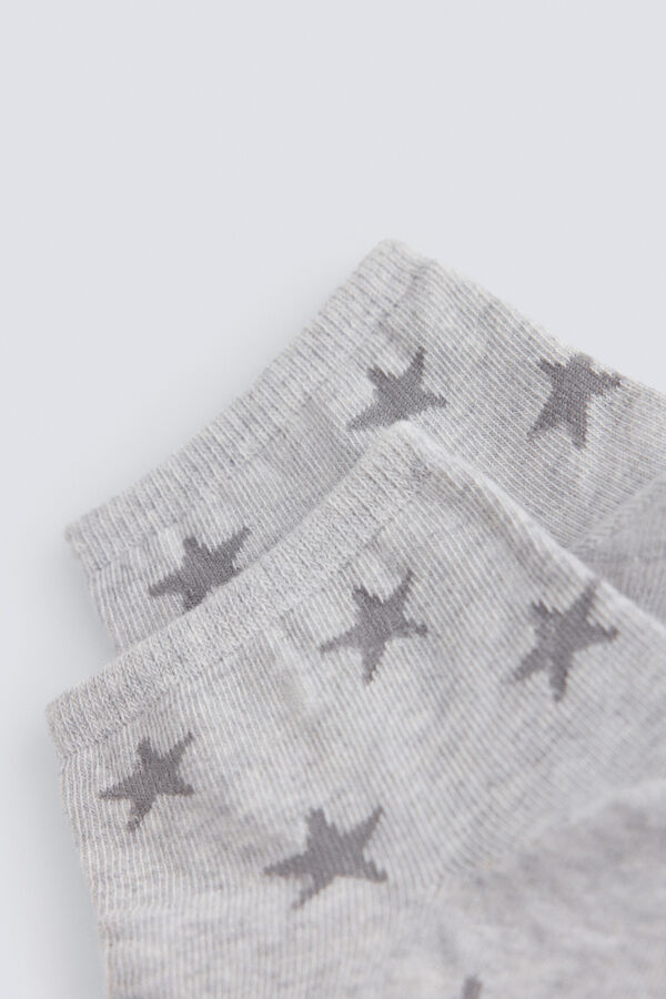 Springfield Star print short socks grey