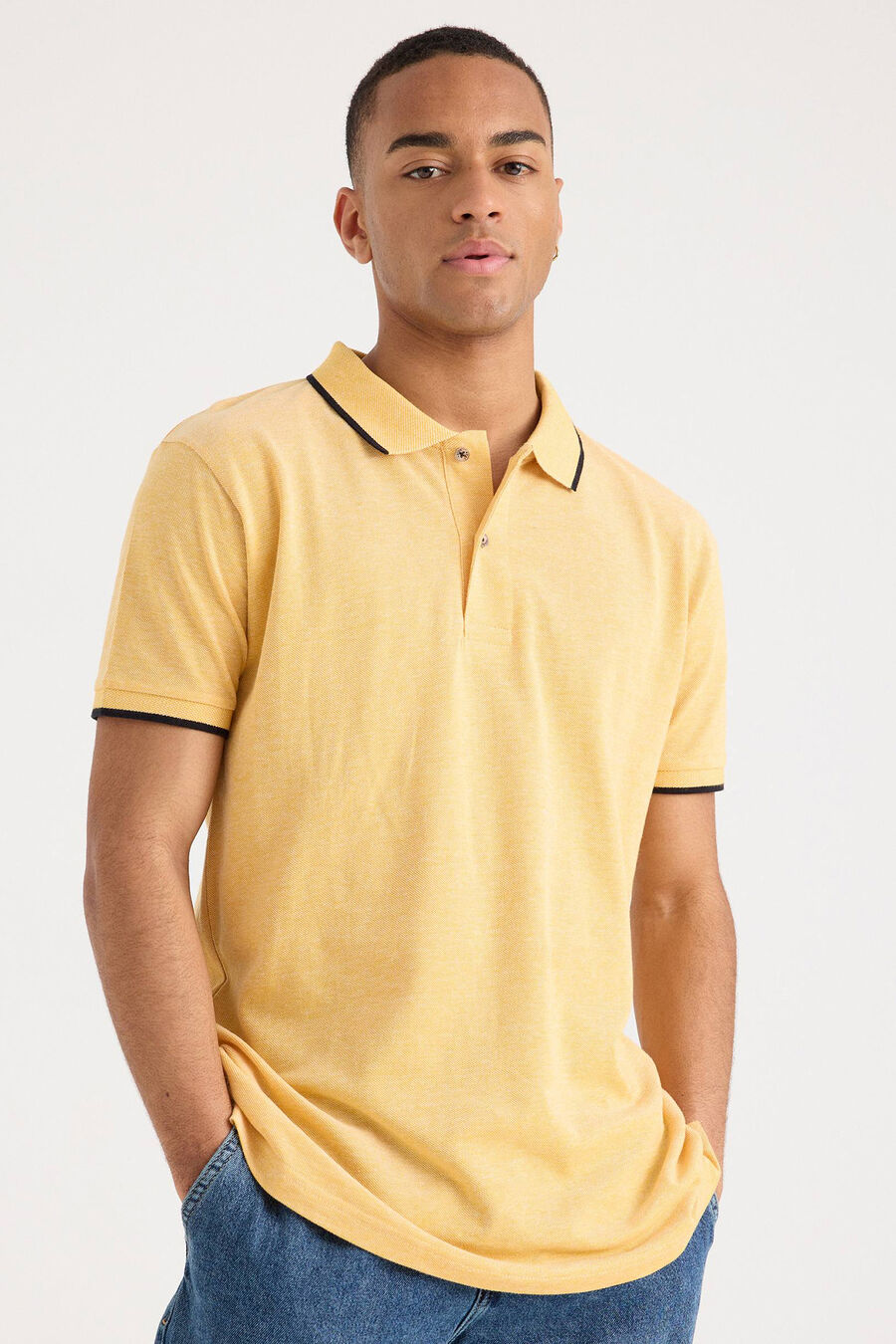 Polo Piquet Contrastes