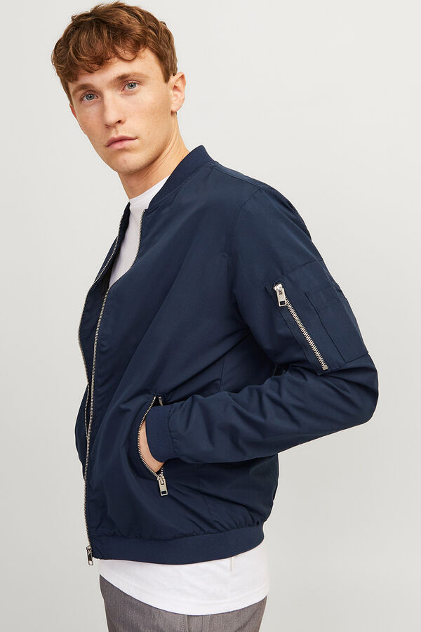 Jack & Jones Short bomber jacket blue