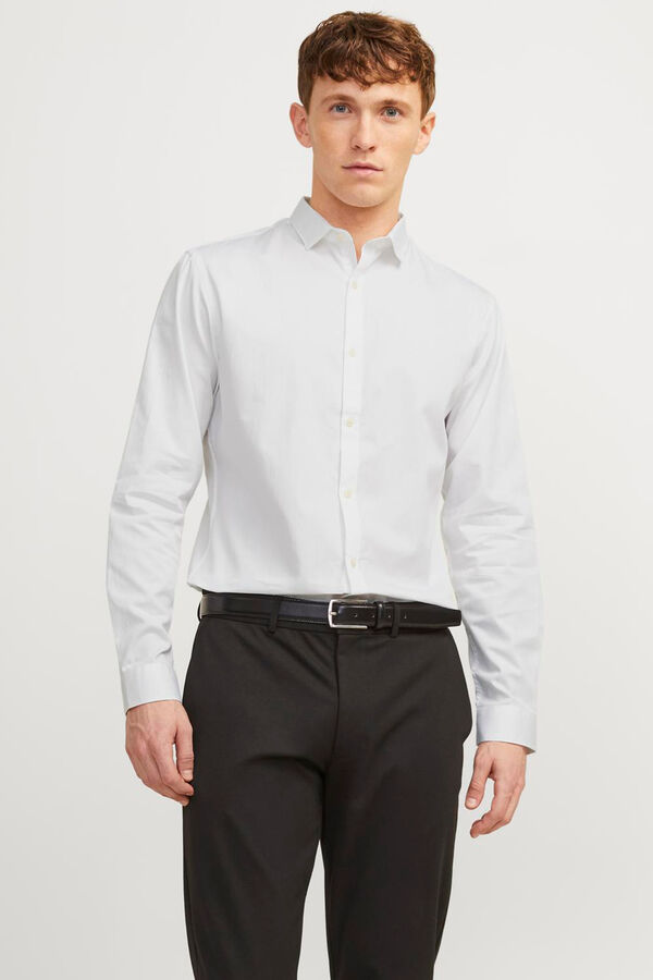 Jack & Jones classic slim fit shirt white