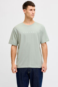 JJ REBEL kurz&auml;rmelig T-Shirt mit schlichtem Logo