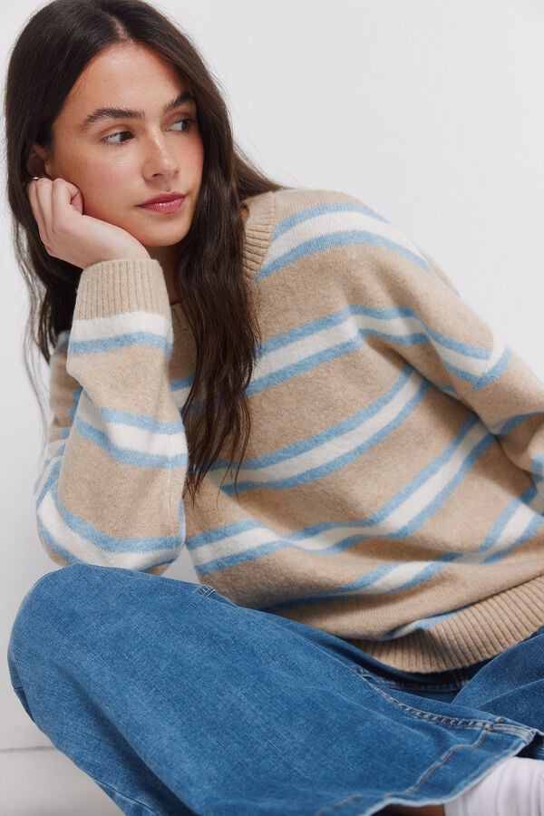 Springfield Dropped shoulder jumper blue