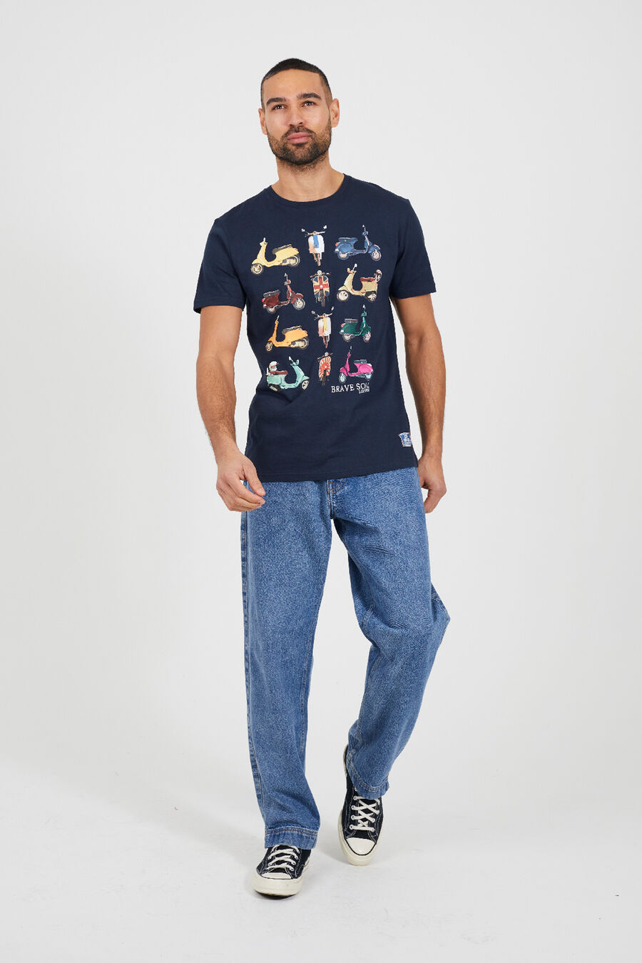 Camiseta vespas manga corta