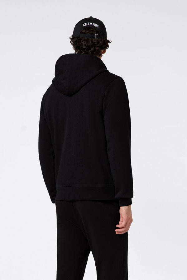 Champion Moletom Champion com Sweatshirt preto