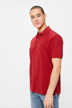 Springfield Overdyed polo shirt red