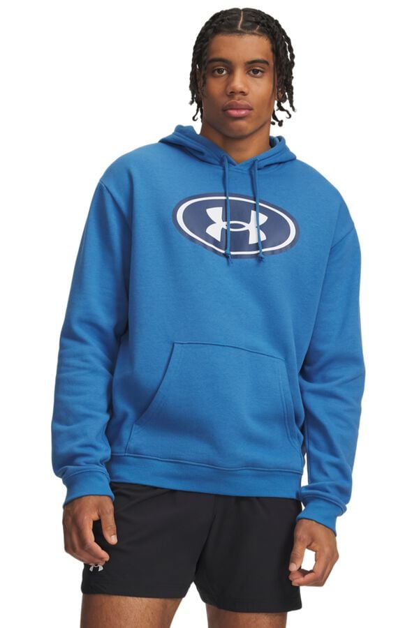 Under Armour Hooded logo sweatshirt blue