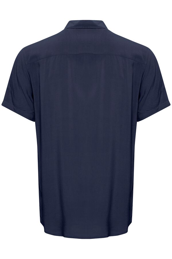 Blend Camisa de manga curta azul