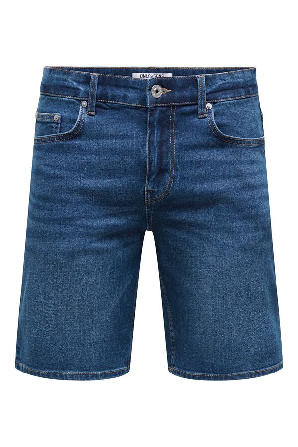Only & Sons Denim Bermuda shorts blue