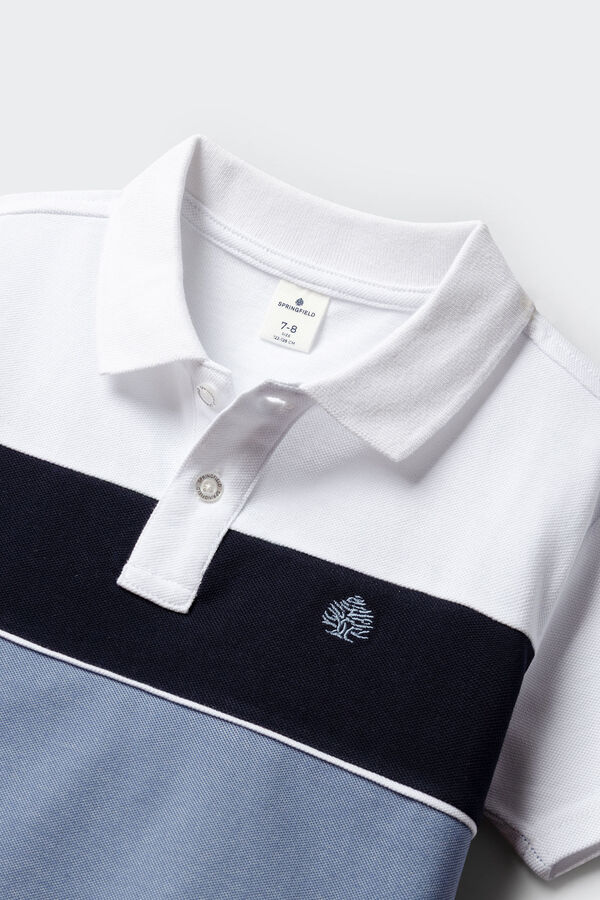 Springfield Kids Dečija oksford majica polo Plava