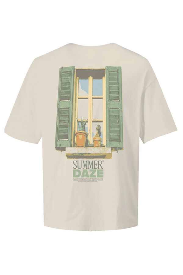 Jack & Jones T-shirt with back print alb