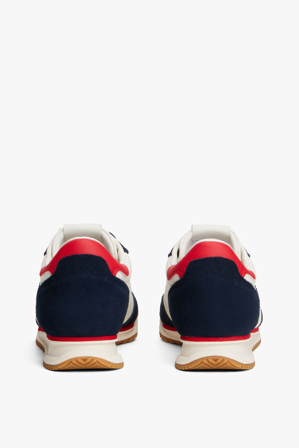 Tommy Jeans Zapatilla retro Tommy Jeans en azul, blanco y rojo azul