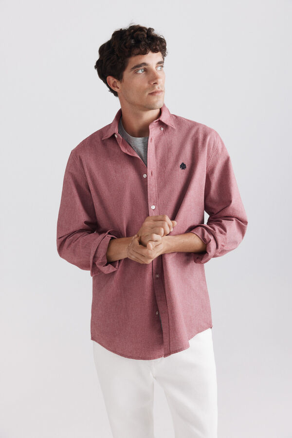 Springfield Oxford shirt red