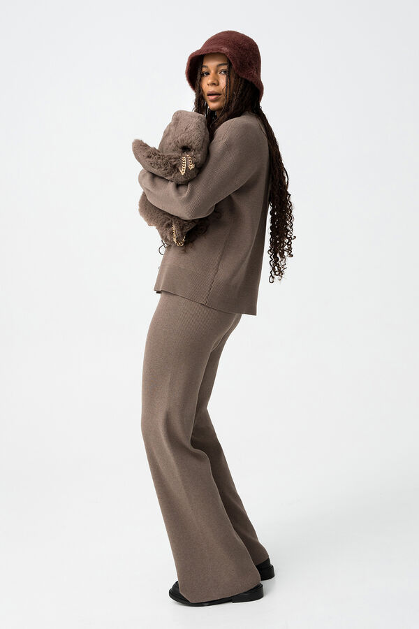 Tiffosi Cal&ccedil;as caneladas de perna reta cru