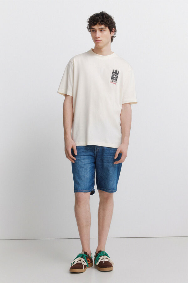 Springfield Camiseta Twin Peaks blanco