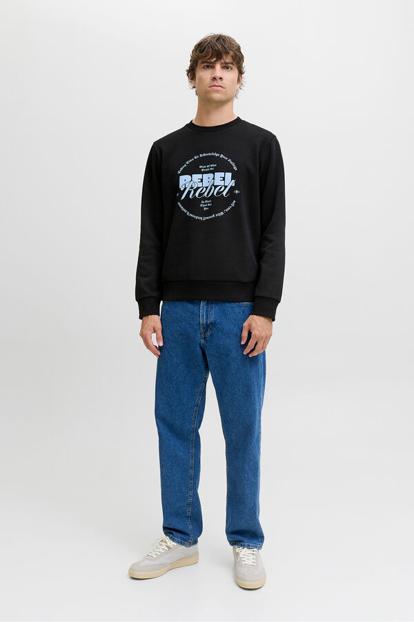 JJ REBEL Sweatshirt mit regular fit Schwarz