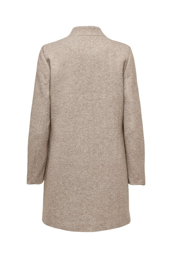 Only Casaco estilo cardig&atilde; cinzento