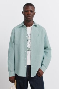 Springfield Oxford gingham print wrinkle free shirt