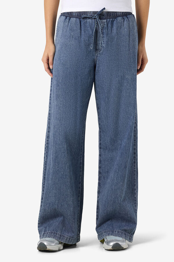 Noisy May Pantal&oacute;n wide lazada azul