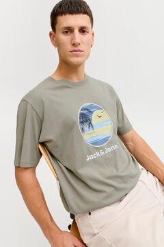 Jack & Jones T-shirt manga curta em algod&atilde;o