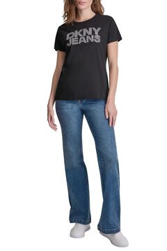 DKNY T-shirt de manga curta preto
