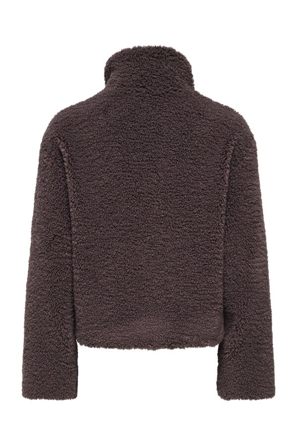 Only Sweatshirt teddy castanho