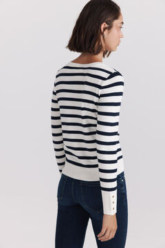 Springfield Basic fine knit buttoned jumper