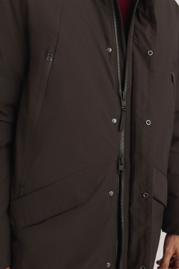 Springfield Thermal puffer parka brown