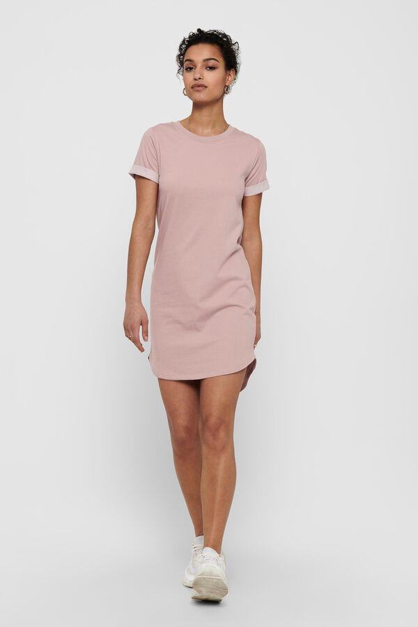 Springfield Short asymmetric dress ružičasta