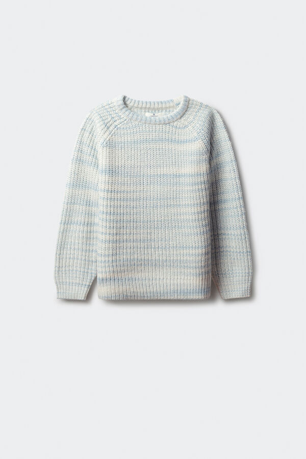 Springfield Kids Devojački pruge džemper sa lureksom. Plava