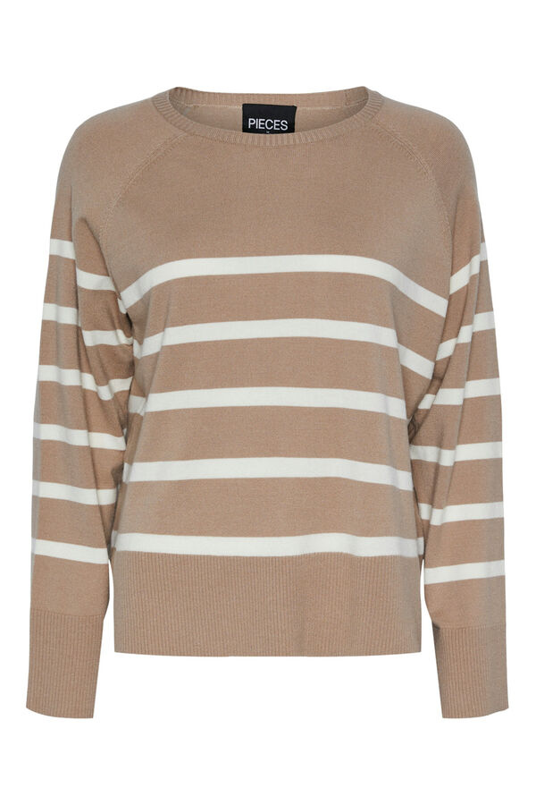Pieces Knit jumper nude