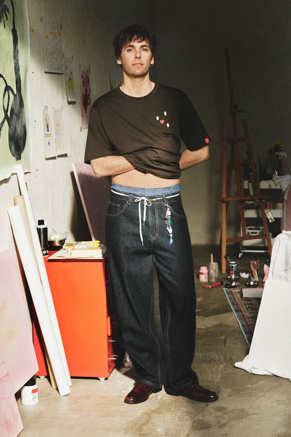 Springfield T-shirt Alei x Springfield beige