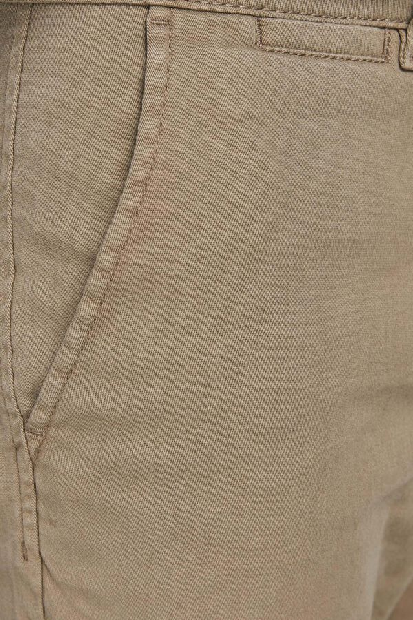 Springfield Chino trousers smeđa
