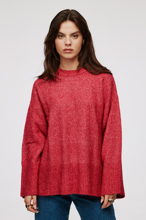 Springfield Women's soft knit jumper crvena