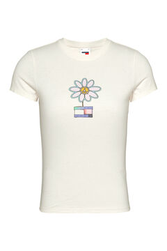 Springfield Camiseta de mujer Tommy Jeans marfil