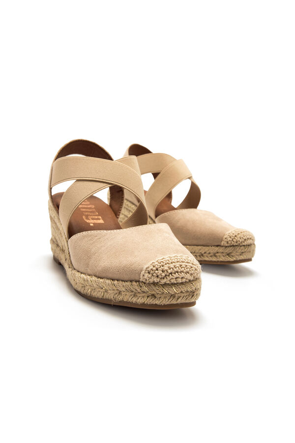 MTNG Wedge sandal nude