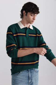 Springfield Polo manga larga tricot rugby rayas