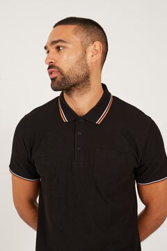 Brave Soul Polo de manga corta con bolsillo